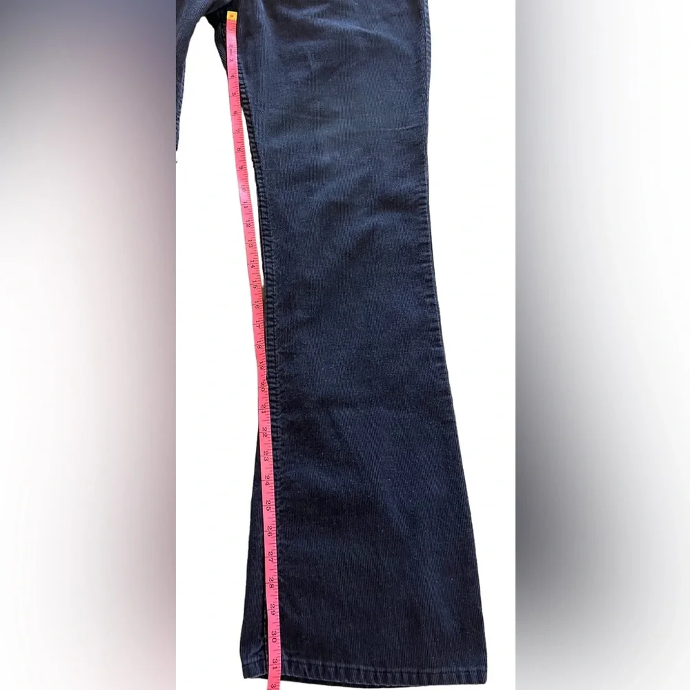 Vintage 70’s Levi’s 646 Navy Blue Corduroy Mid-Rise Semi Flare Jeans - Picture 8 of 10
